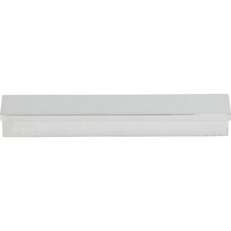 Top Knobs TK1041PC: 3-3/4" cc Minetta Tab Cabinet Pull - Polished Chrome