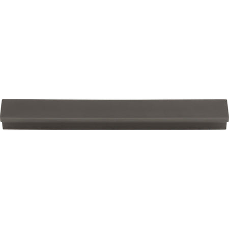 Top Knobs TK1042AG: 5-1/16" cc Minetta Tab Cabinet Pull - Ash Gray