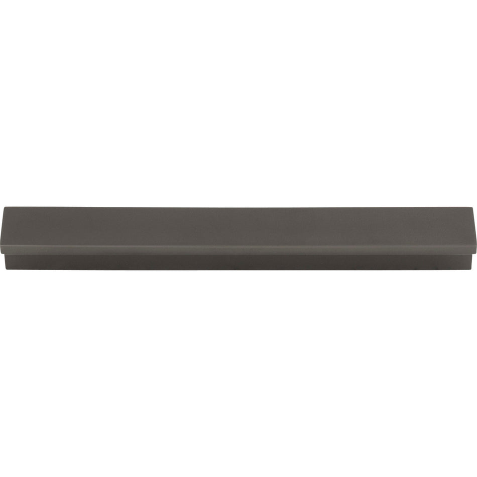 Top Knobs TK1042AG: 5-1/16" cc Minetta Tab Cabinet Pull - Ash Gray