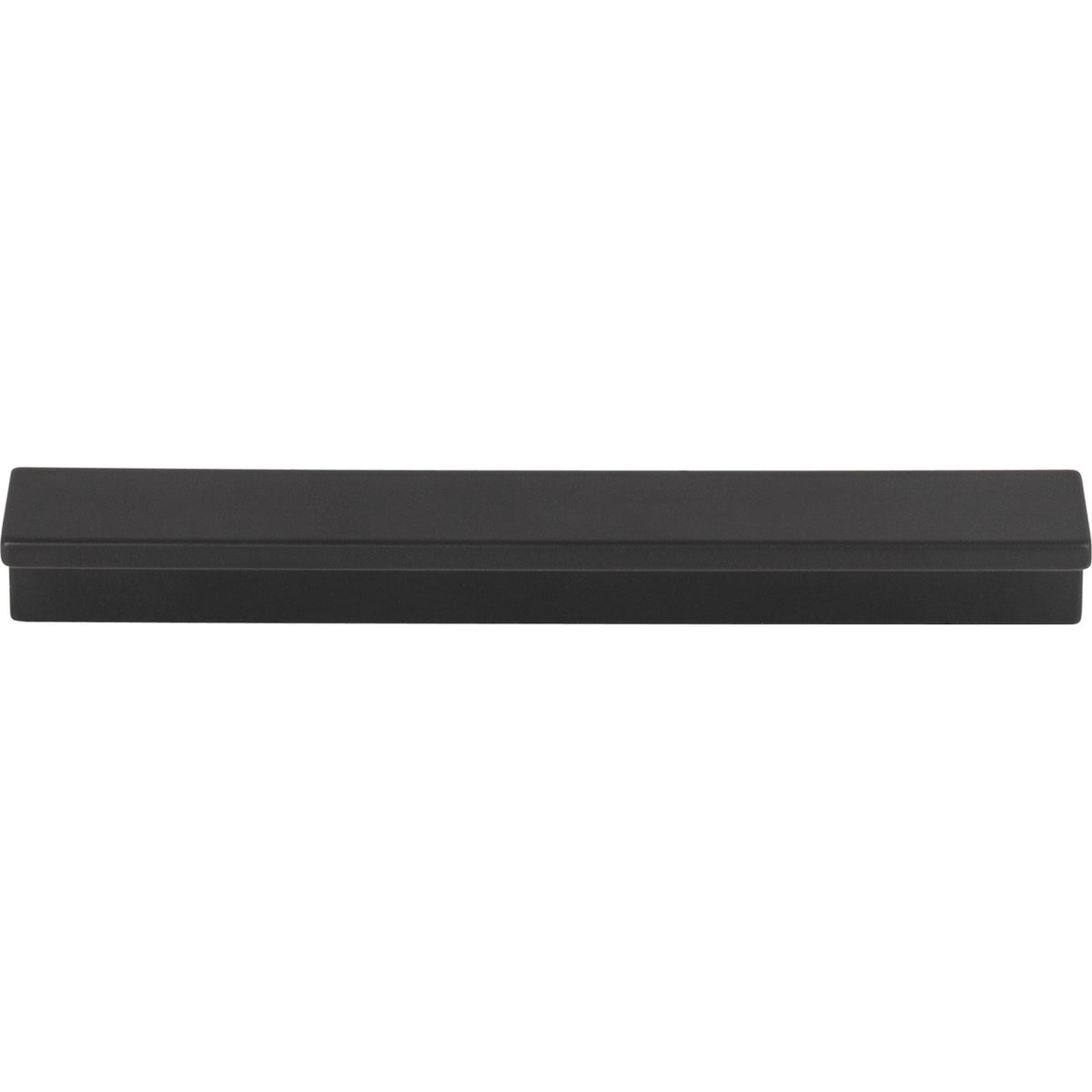 Top Knobs TK1042BLK: 5-1/16" cc Minetta Tab Cabinet Pull - Flat Black