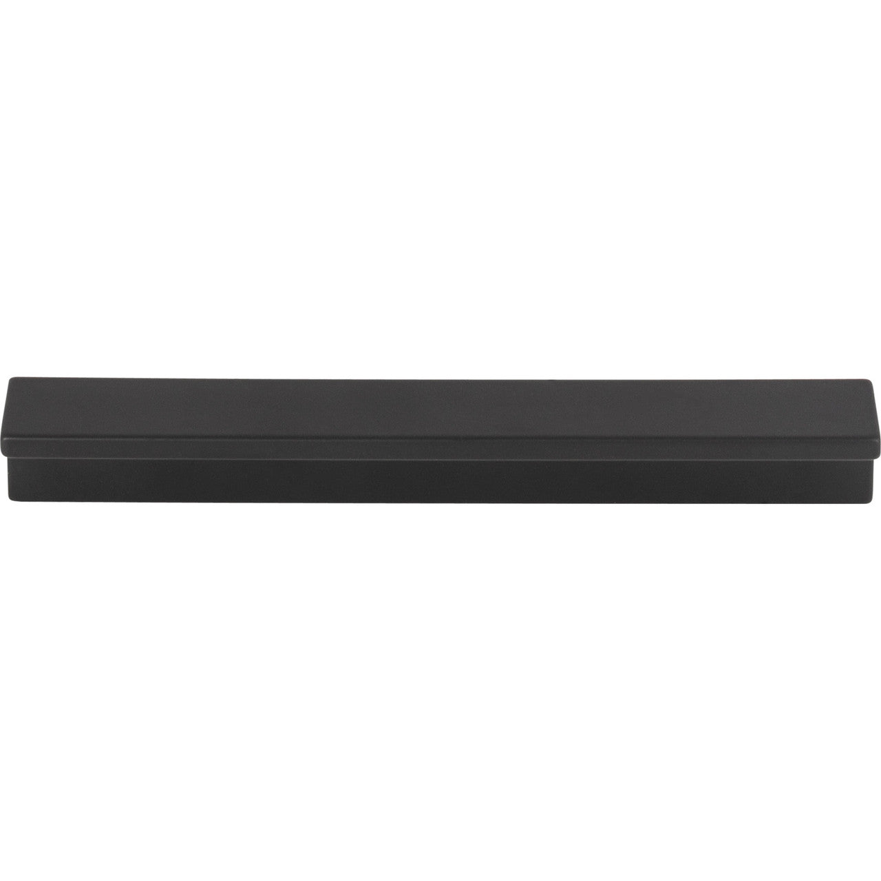 Top Knobs TK1042BLK: 5-1/16" cc Minetta Tab Cabinet Pull - Flat Black