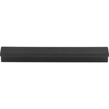 Top Knobs TK1042BLK: 5-1/16" cc Minetta Tab Cabinet Pull - Flat Black