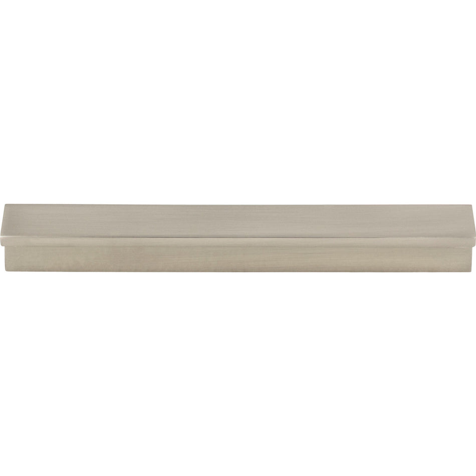 Top Knobs TK1042BSN: 5-1/16" cc Minetta Tab Cabinet Pull - Brushed Satin Nickel