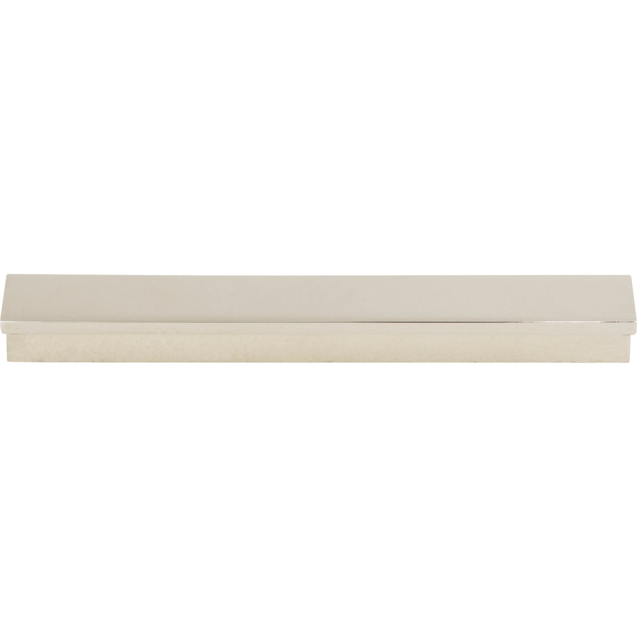 Top Knobs TK1042PN: 5-1/16" cc Minetta Tab Cabinet Pull - Polished Nickel