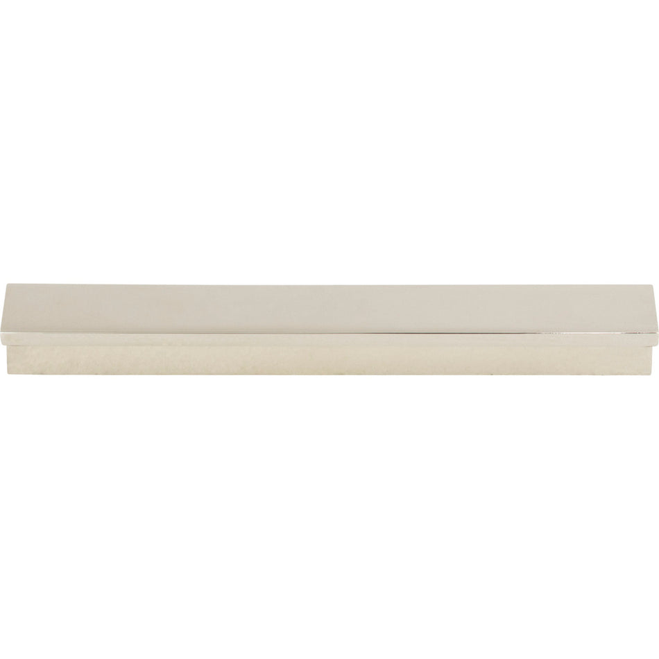 Top Knobs TK1042PN: 5-1/16" cc Minetta Tab Cabinet Pull - Polished Nickel