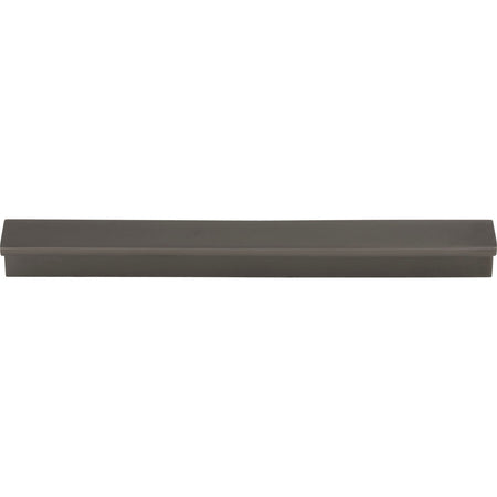 Top Knobs TK1043AG: 6-5/16" cc Minetta Tab Cabinet Pull - Ash Gray