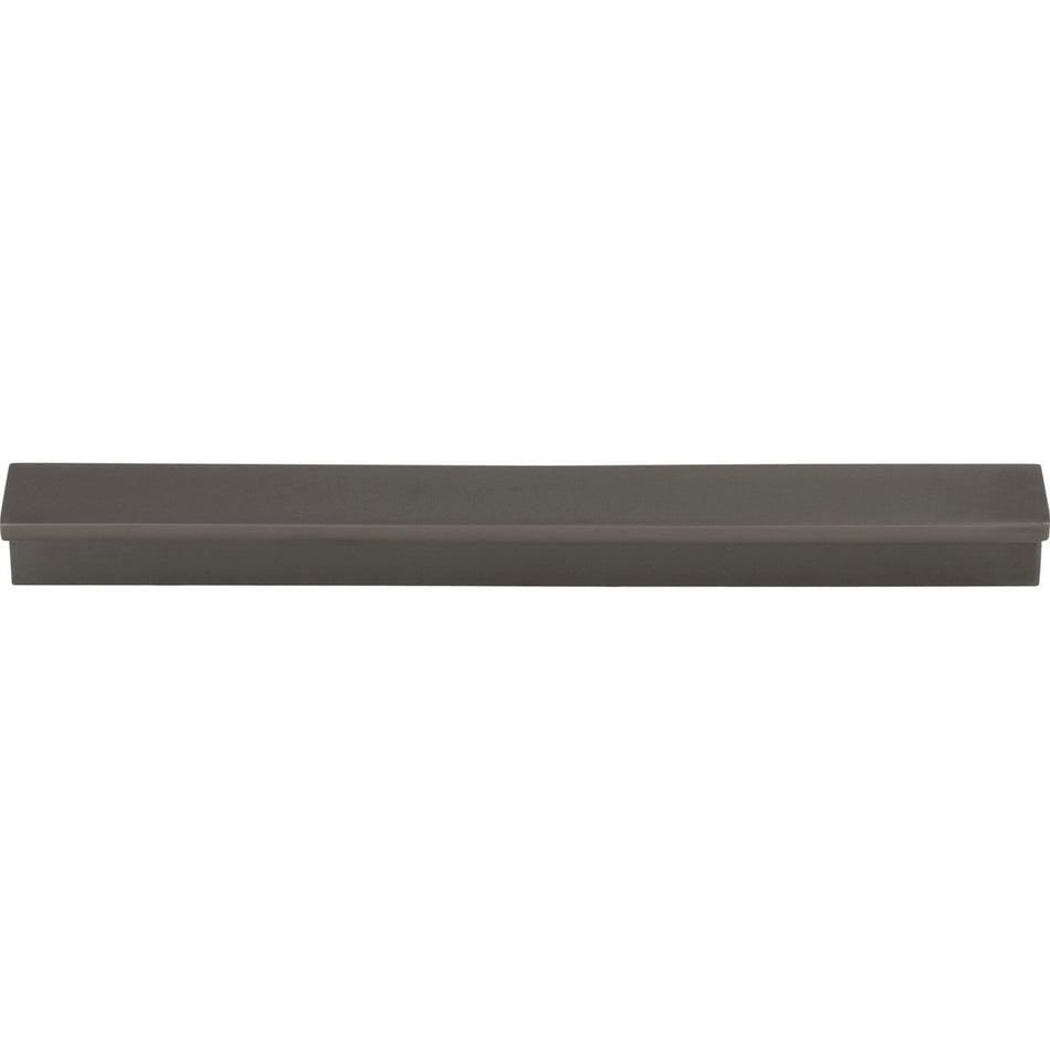 Top Knobs TK1043AG: 6-5/16" cc Minetta Tab Cabinet Pull - Ash Gray