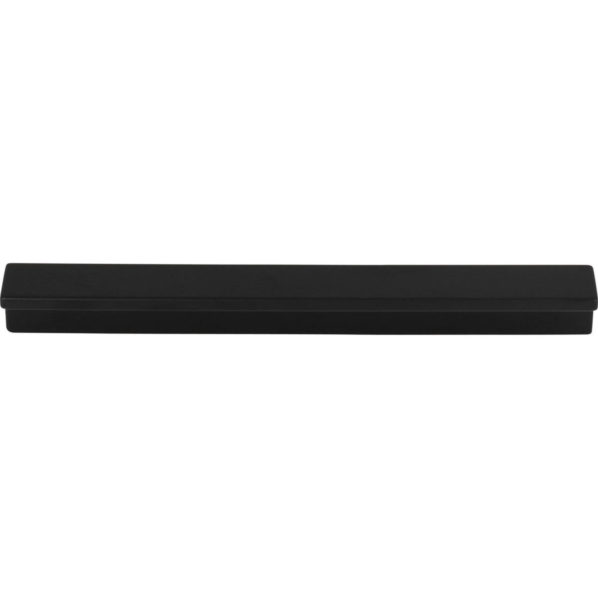 Top Knobs TK1043BLK: 6-5/16" cc Minetta Tab Cabinet Pull - Flat Black