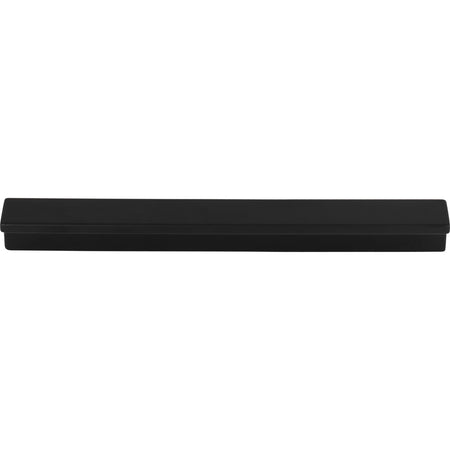 Top Knobs TK1043BLK: 6-5/16" cc Minetta Tab Cabinet Pull - Flat Black