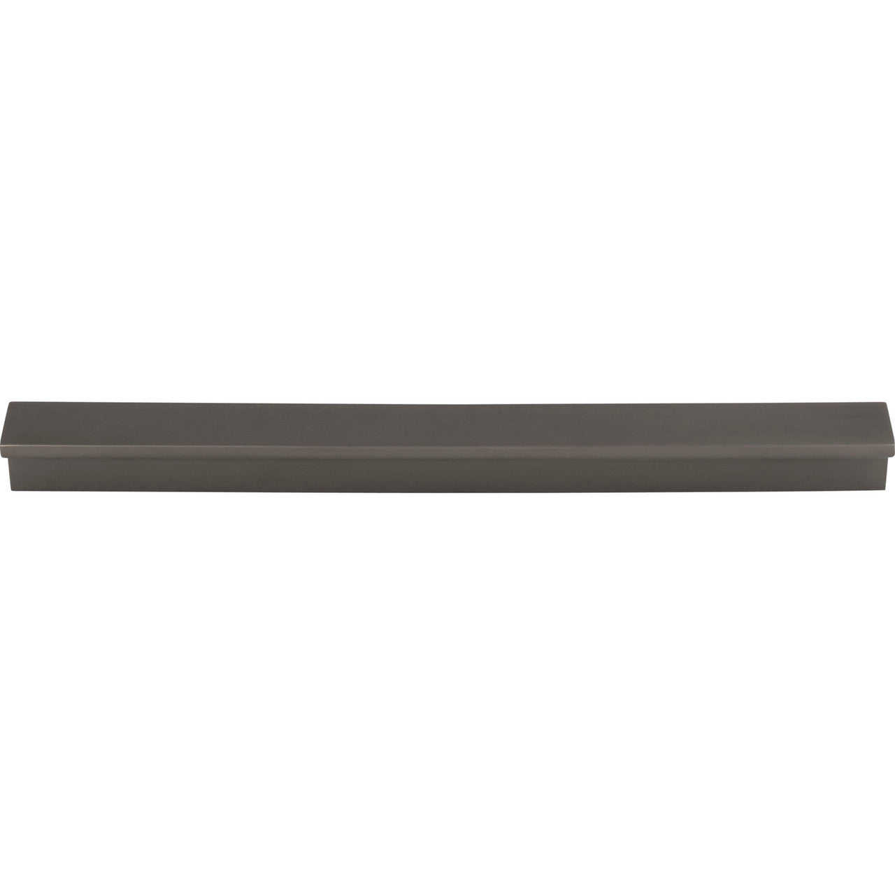 Top Knobs TK1044AG: 7-9/16" cc Minetta Tab Cabinet Pull - Ash Gray