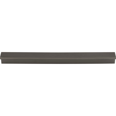 Top Knobs TK1044AG: 7-9/16" cc Minetta Tab Cabinet Pull - Ash Gray