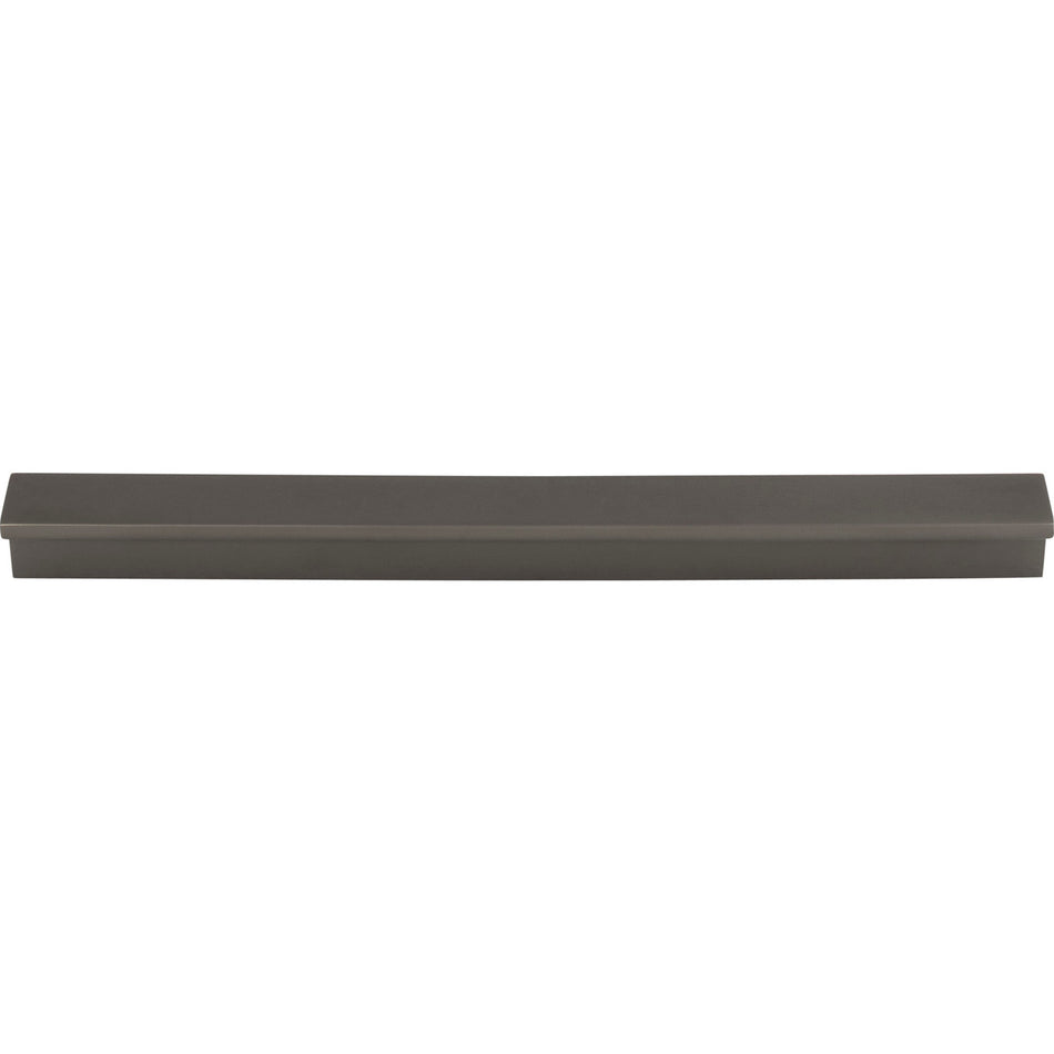 Top Knobs TK1044AG: 7-9/16" cc Minetta Tab Cabinet Pull - Ash Gray