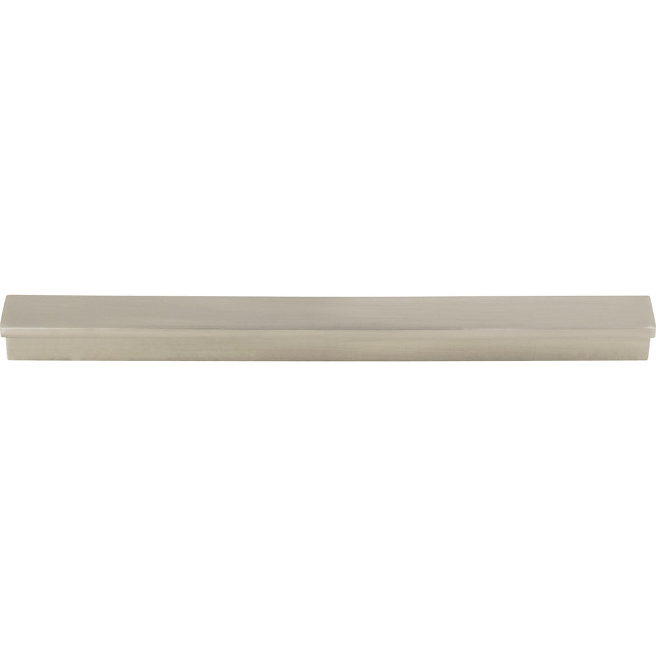Top Knobs TK1044BSN: 7-9/16" cc Minetta Tab Cabinet Pull - Brushed Satin Nickel