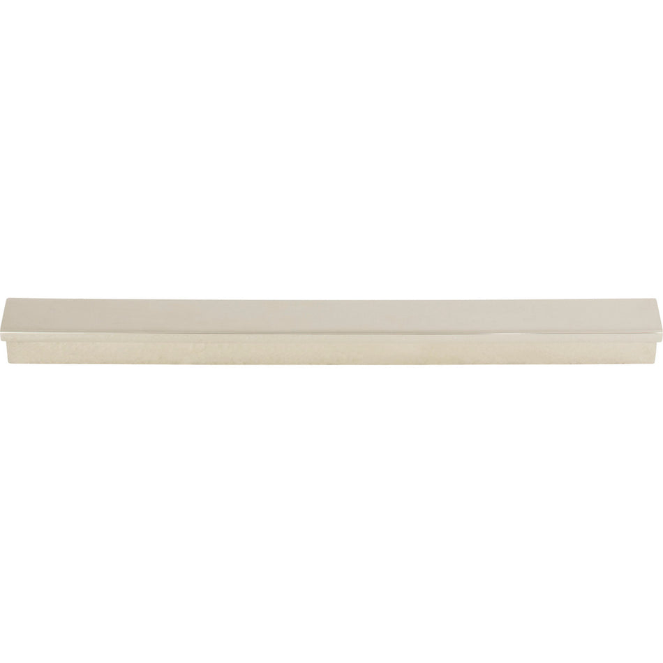Top Knobs TK1044PN: 7-9/16" cc Minetta Tab Cabinet Pull - Polished Nickel