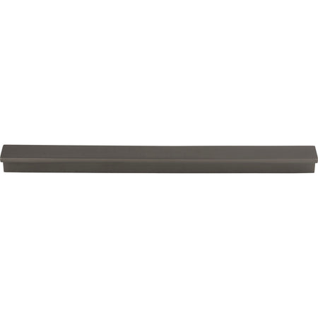 Top Knobs TK1045AG: 8-13/16" cc Minetta Tab Cabinet Pull - Ash Gray