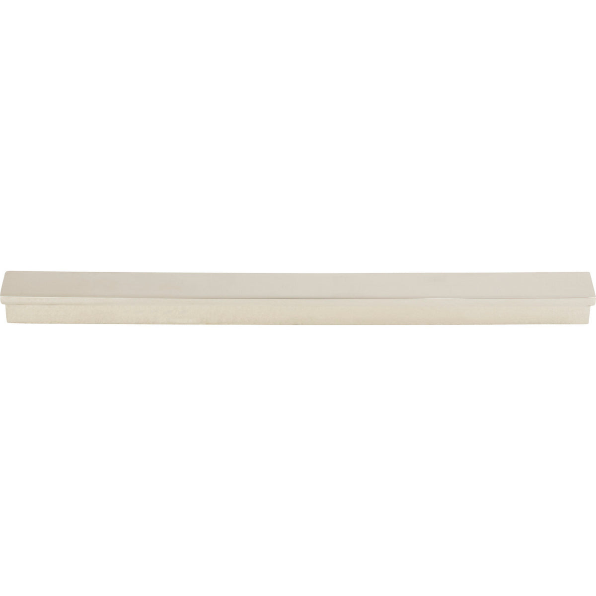 Top Knobs TK1045PN: 8-13/16" cc Minetta Tab Cabinet Pull - Polished Nickel