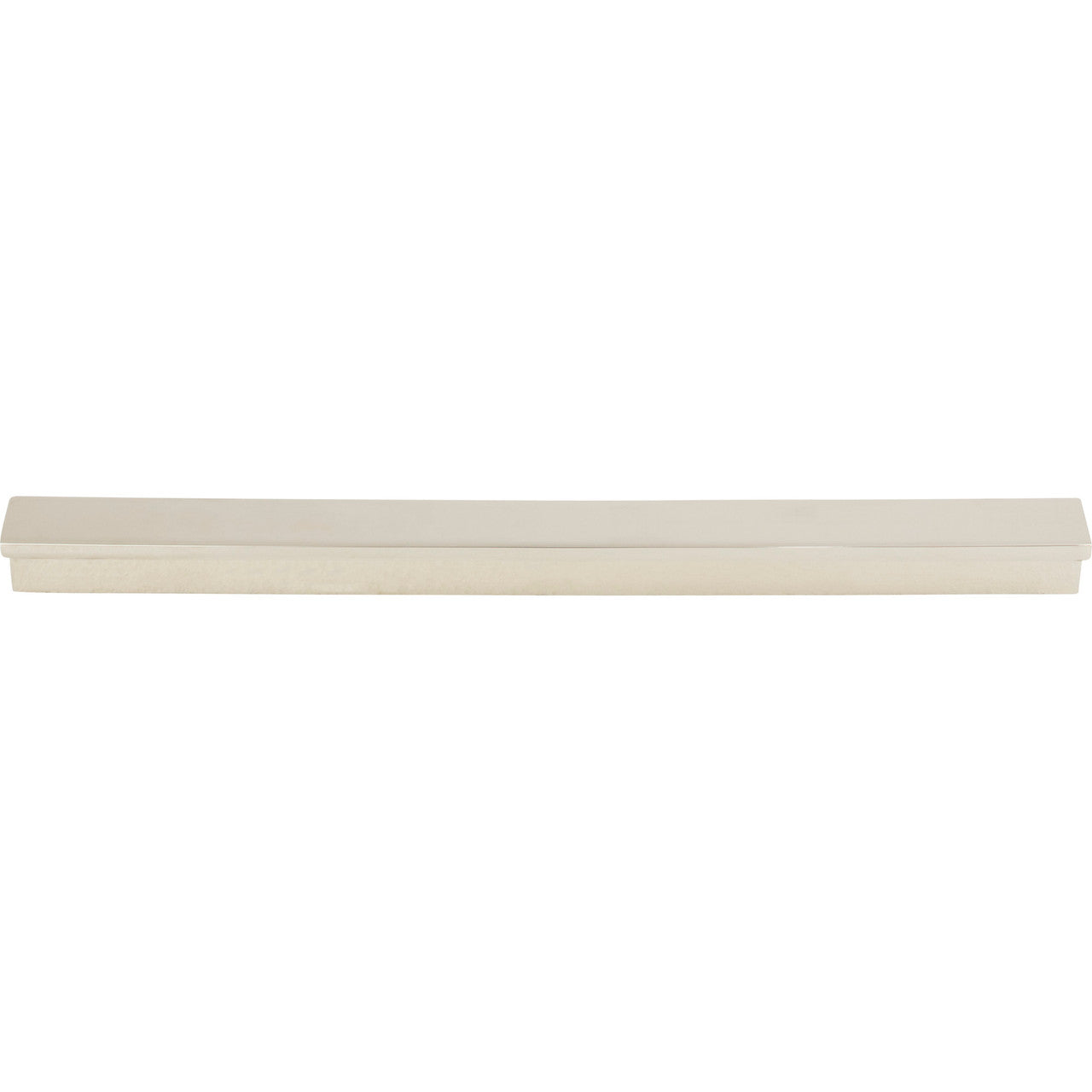 Top Knobs TK1045PN: 8-13/16" cc Minetta Tab Cabinet Pull - Polished Nickel