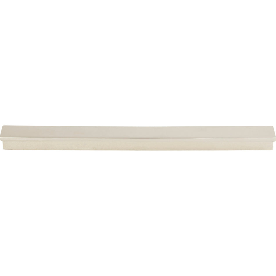 Top Knobs TK1045PN: 8-13/16" cc Minetta Tab Cabinet Pull - Polished Nickel