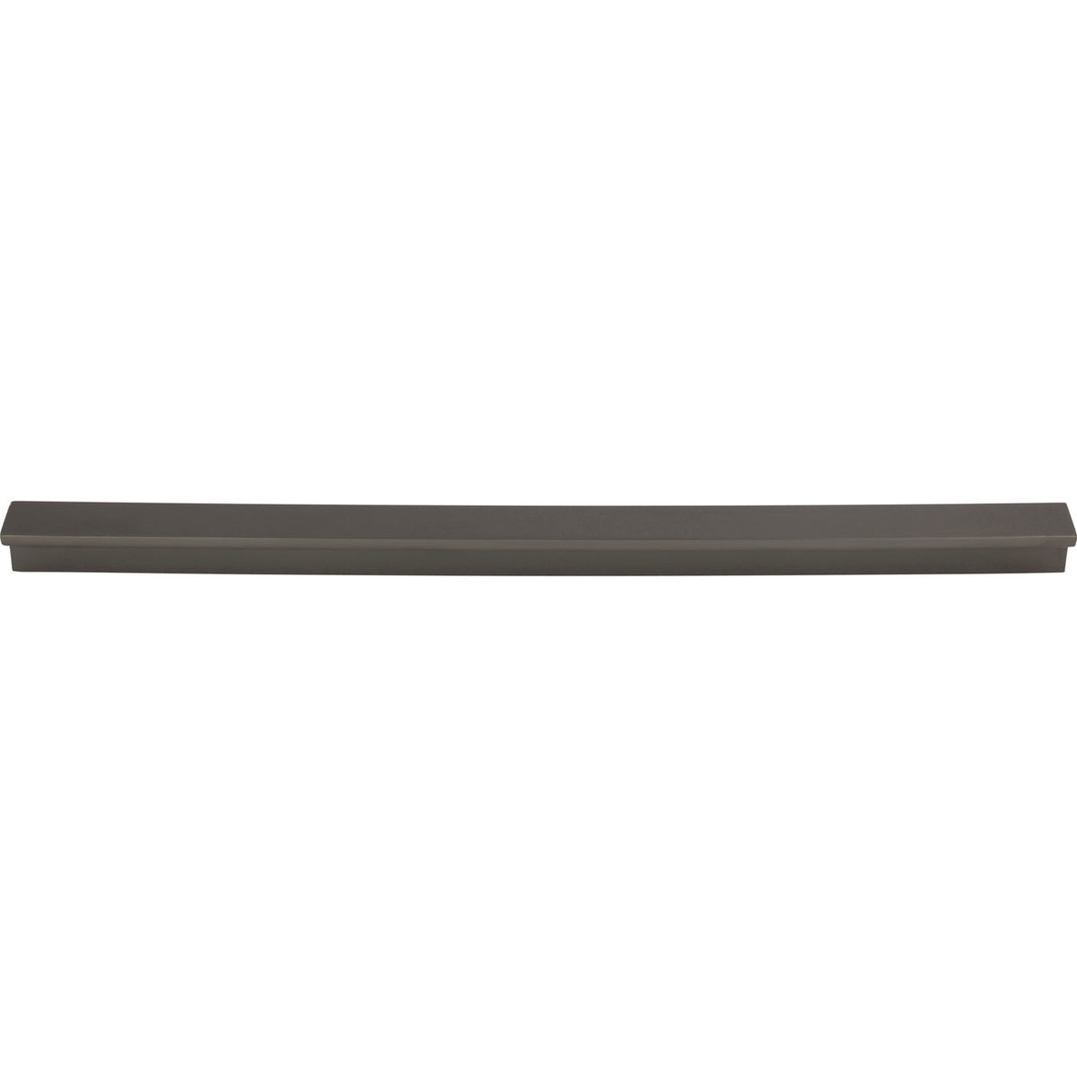 Top Knobs TK1046AG: 12" cc Minetta Tab Cabinet Pull - Ash Gray