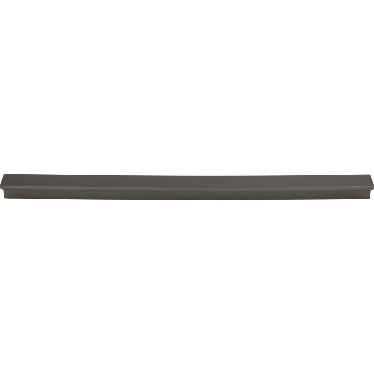Top Knobs TK1046AG: 12" cc Minetta Tab Cabinet Pull - Ash Gray