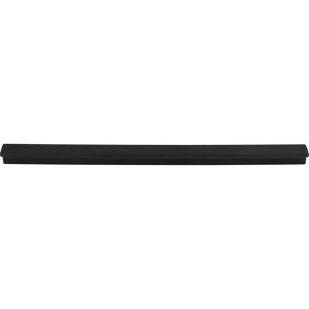 Top Knobs TK1046BLK: 12" cc Minetta Tab Cabinet Pull - Flat Black