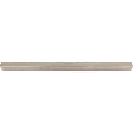 Top Knobs TK1046BSN: 12" cc Minetta Tab Cabinet Pull - Brushed Satin Nickel