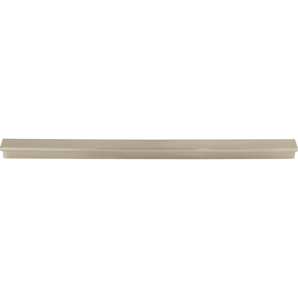 Top Knobs TK1046BSN: 12" cc Minetta Tab Cabinet Pull - Brushed Satin Nickel