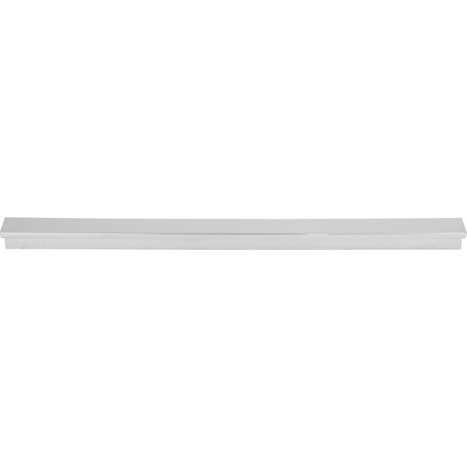 Top Knobs TK1046PC: 12" cc Minetta Tab Cabinet Pull - Polished Chrome
