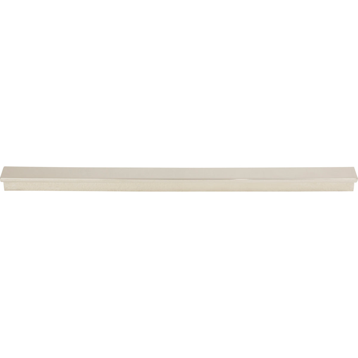 Top Knobs TK1046PN: 12" cc Minetta Tab Cabinet Pull - Polished Nickel