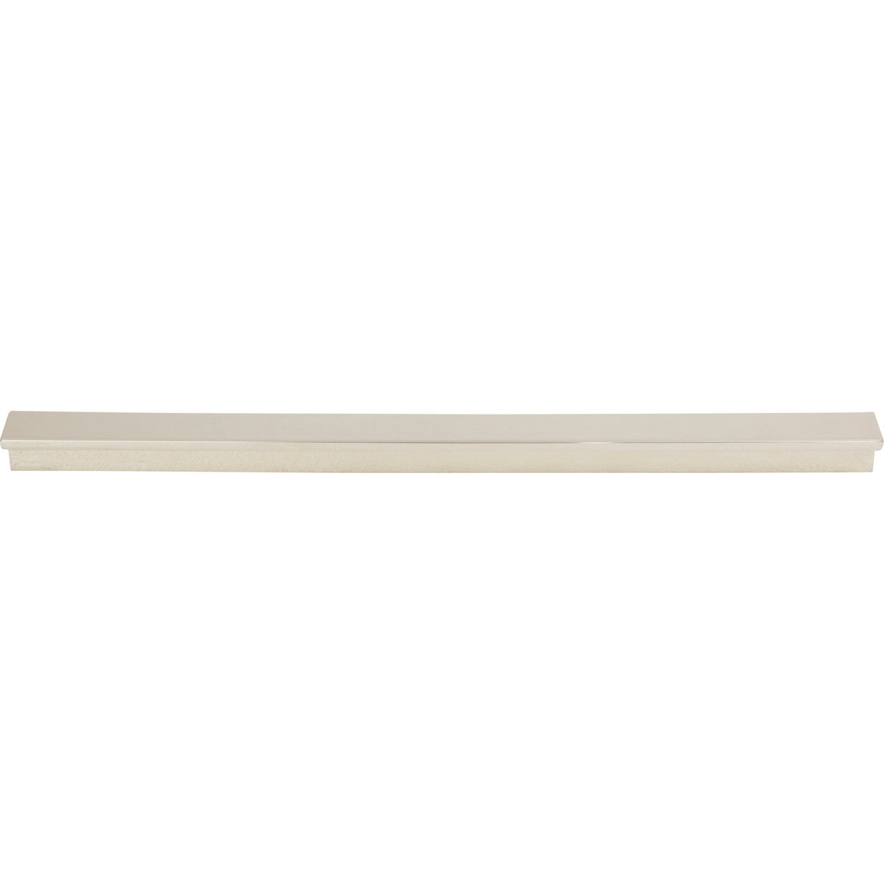 Top Knobs TK1046PN: 12" cc Minetta Tab Cabinet Pull - Polished Nickel