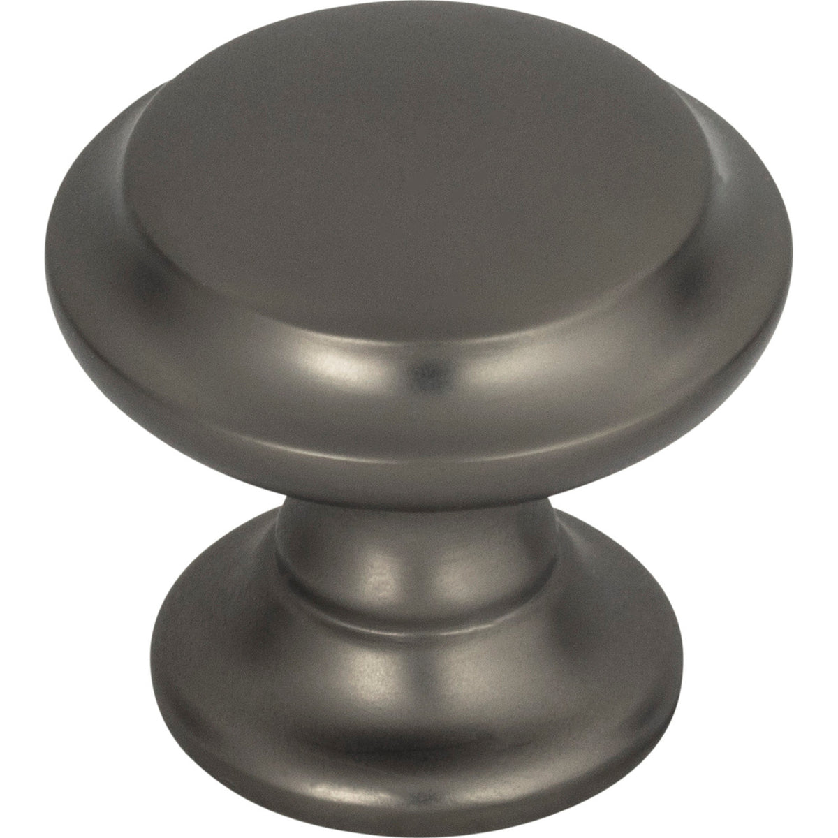 Top Knobs TK1050AG: 1-1/4" Barrow Round Cabinet Knob - Ash Gray