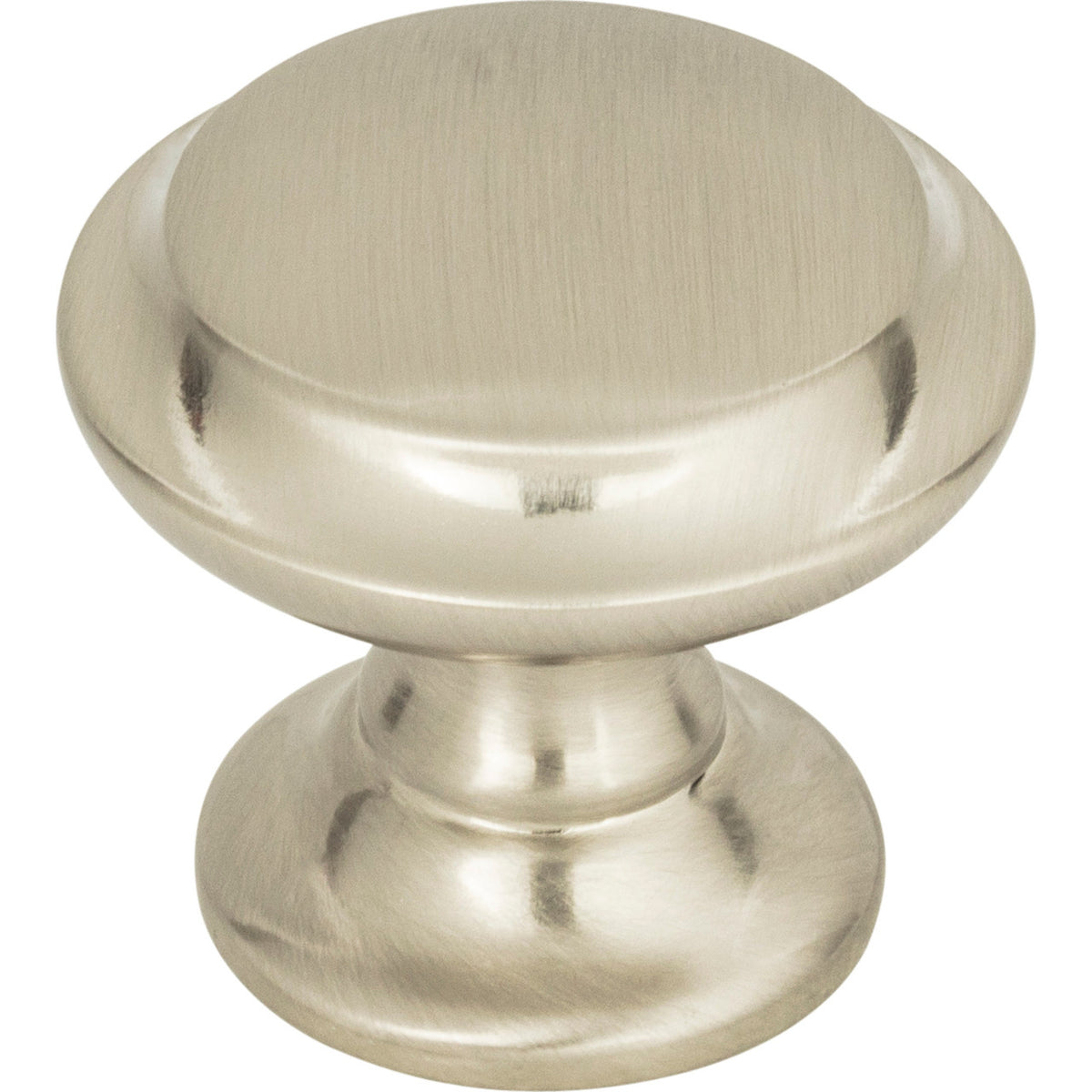 Top Knobs TK1050BSN: 1-1/4" Barrow Round Cabinet Knob - Brushed Satin Nickel
