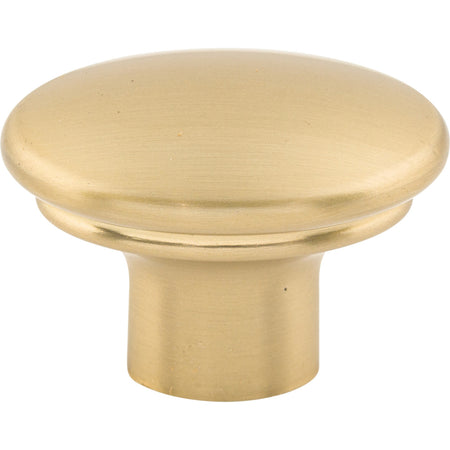 Top Knobs TK1050HB: 1-1/4" Barrow Round Cabinet Knob - Honey Bronze