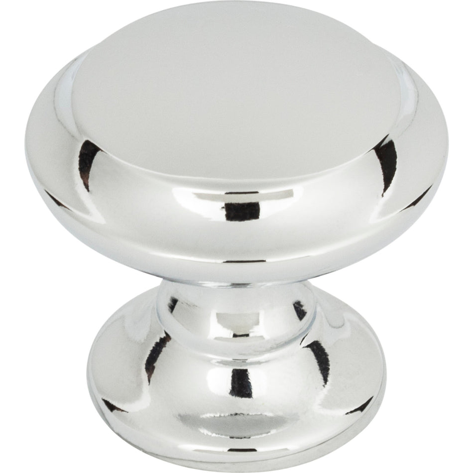 Top Knobs TK1050PC: 1-1/4" Barrow Round Cabinet Knob - Polished Chrome
