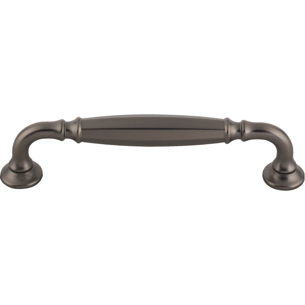 Top Knobs TK1052AG: 5-1/16" cc Barrow D-Handle Cabinet Pull - Ash Gray