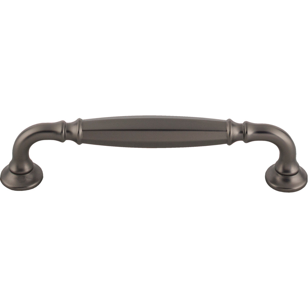 Top Knobs TK1052AG: 5-1/16" cc Barrow D-Handle Cabinet Pull - Ash Gray