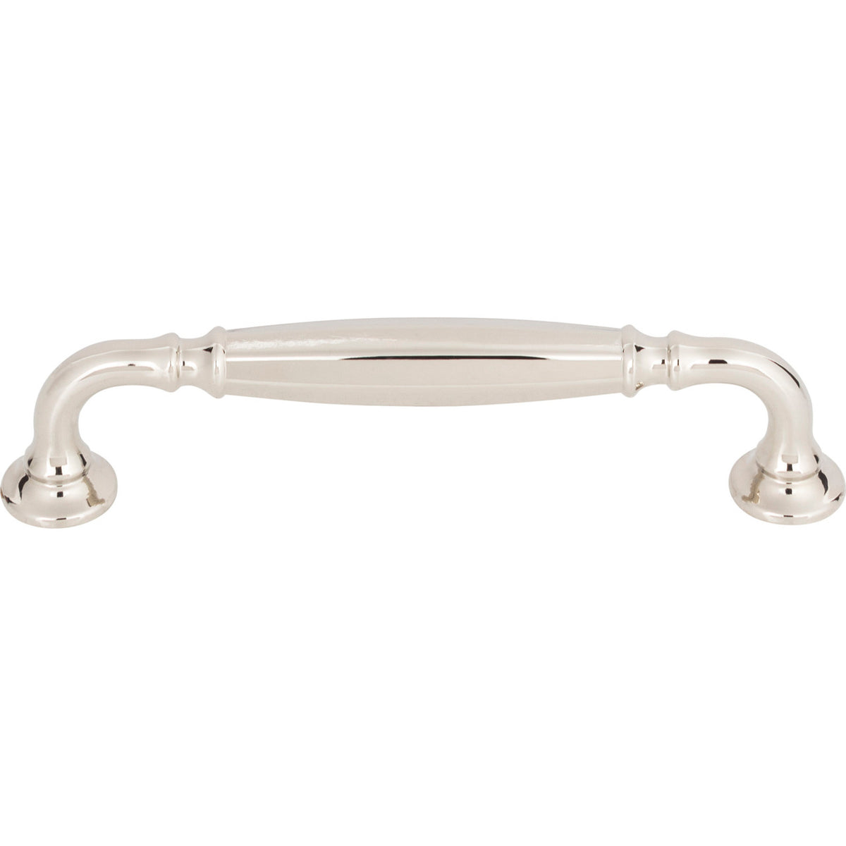 Top Knobs TK1052PN: 5-1/16" cc Barrow D-Handle Cabinet Pull - Polished Nickel