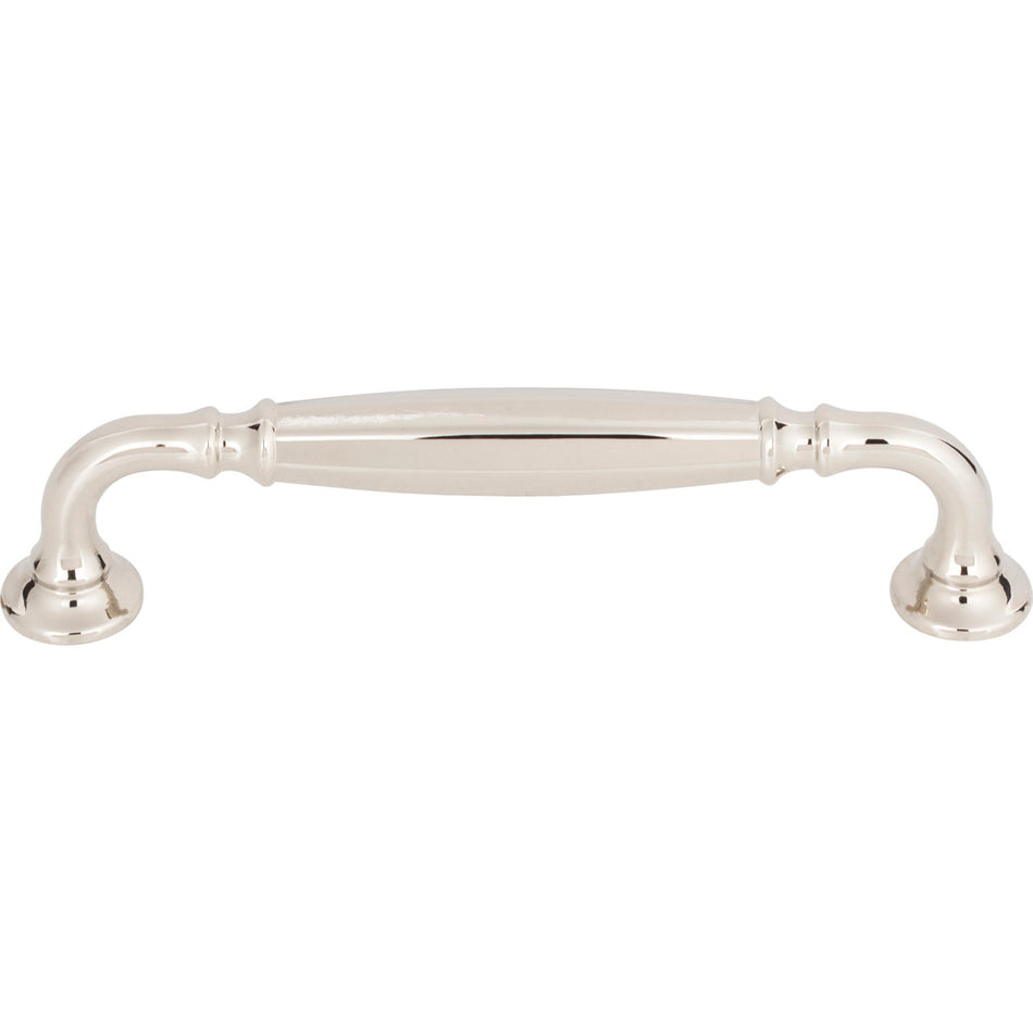 Top Knobs TK1052PN: 5-1/16" cc Barrow D-Handle Cabinet Pull - Polished Nickel