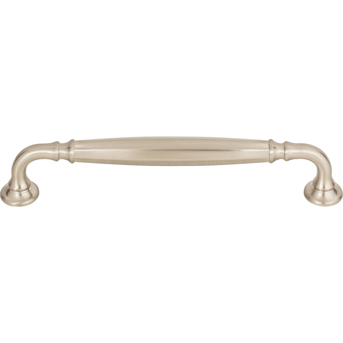 Top Knobs TK1053BSN: 6-5/16" cc Barrow D-Handle Cabinet Pull - Brushed Satin Nickel