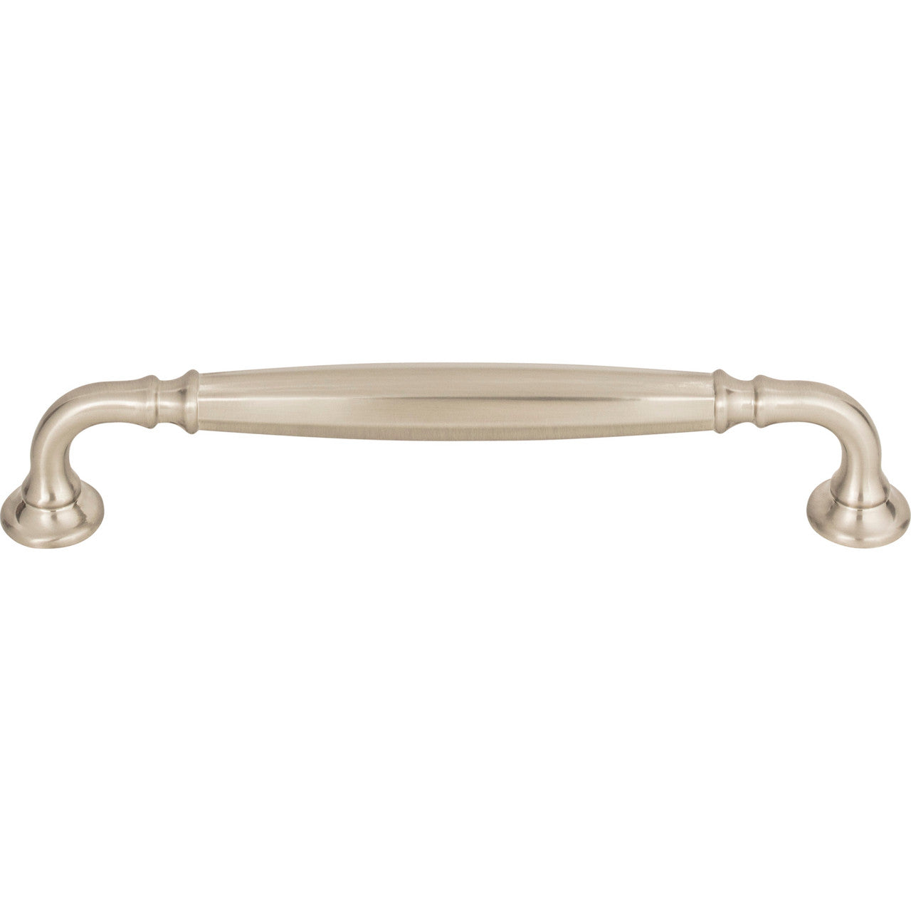 Top Knobs TK1053BSN: 6-5/16" cc Barrow D-Handle Cabinet Pull - Brushed Satin Nickel