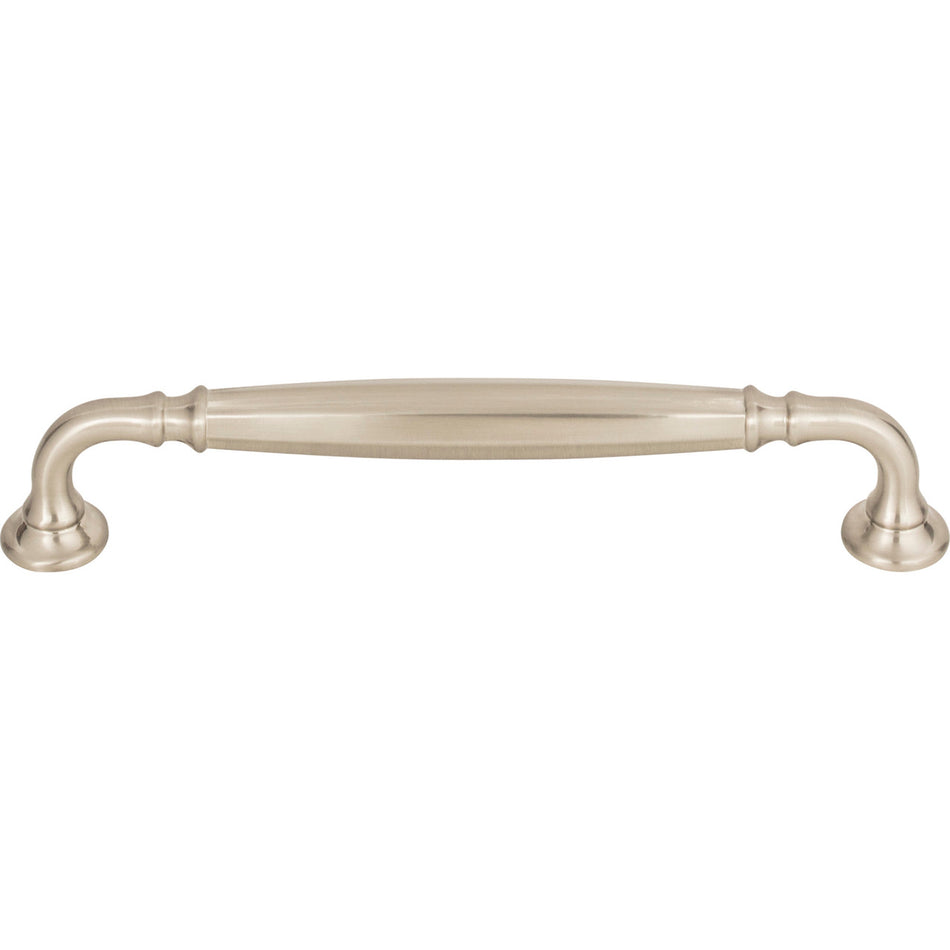 Top Knobs TK1053BSN: 6-5/16" cc Barrow D-Handle Cabinet Pull - Brushed Satin Nickel