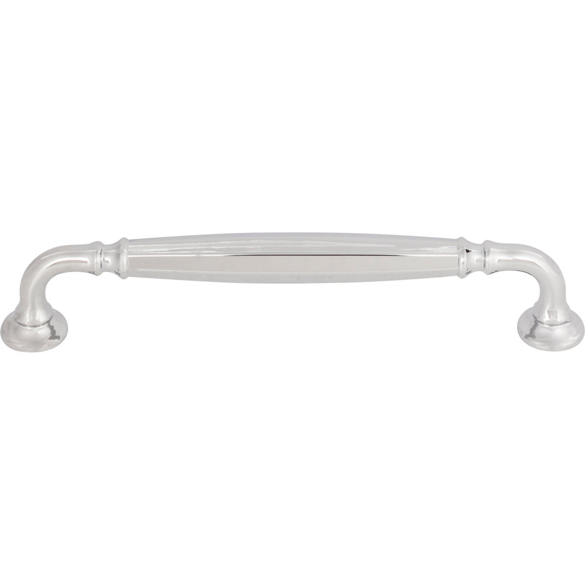 Top Knobs TK1053PC: 6-5/16" cc Barrow D-Handle Cabinet Pull - Polished Chrome