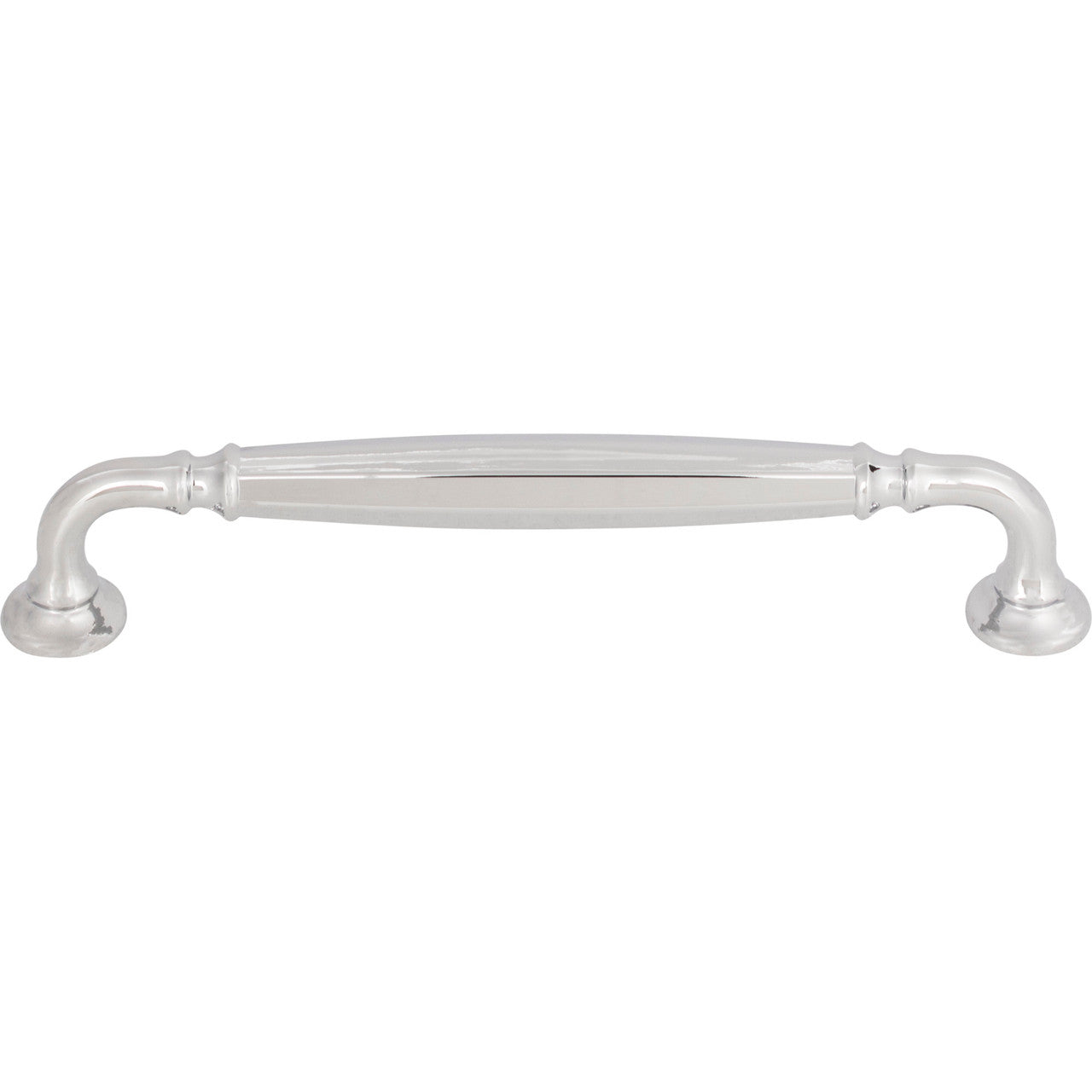Top Knobs TK1053PC: 6-5/16" cc Barrow D-Handle Cabinet Pull - Polished Chrome