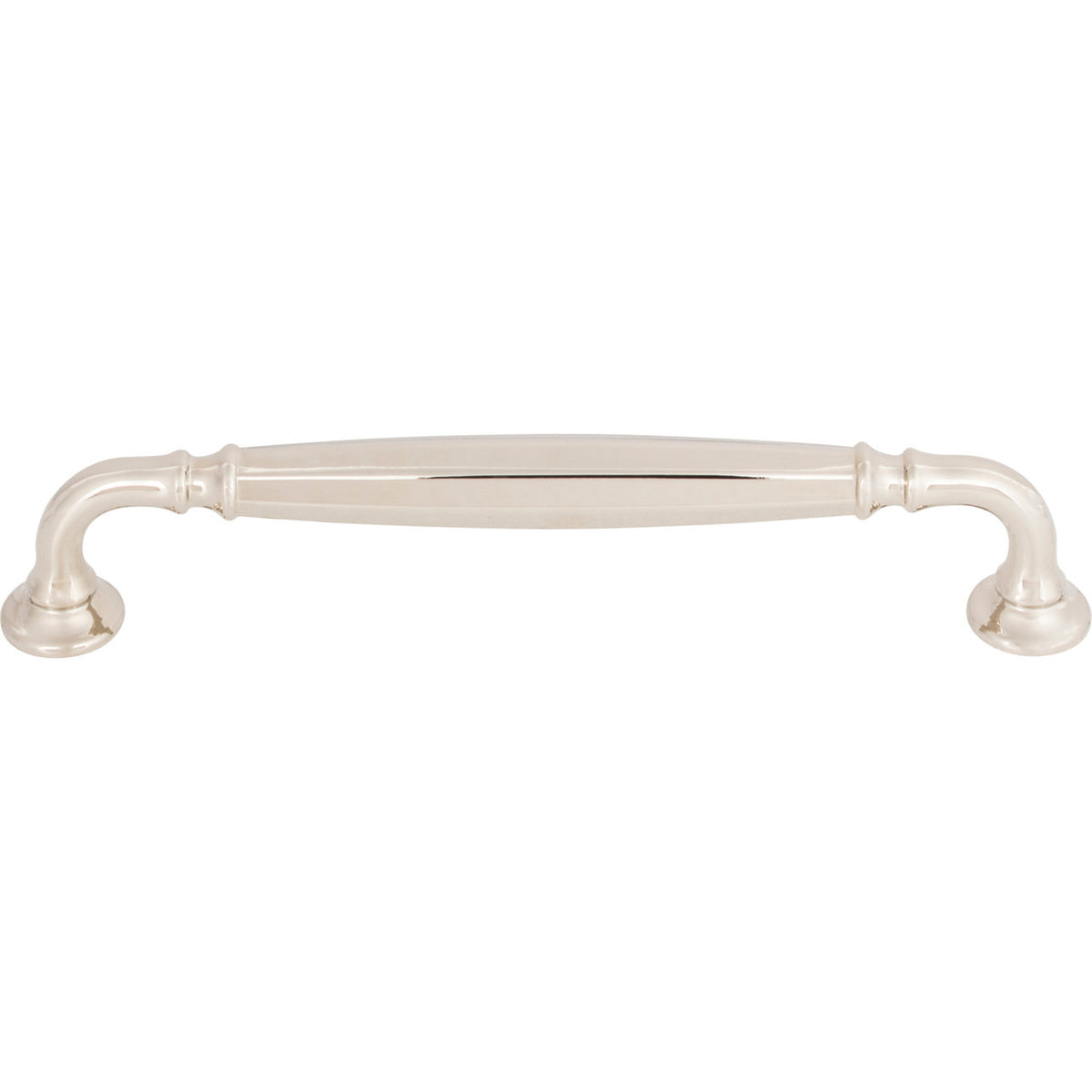 Top Knobs TK1053PN: 6-5/16" cc Barrow D-Handle Cabinet Pull - Polished Nickel