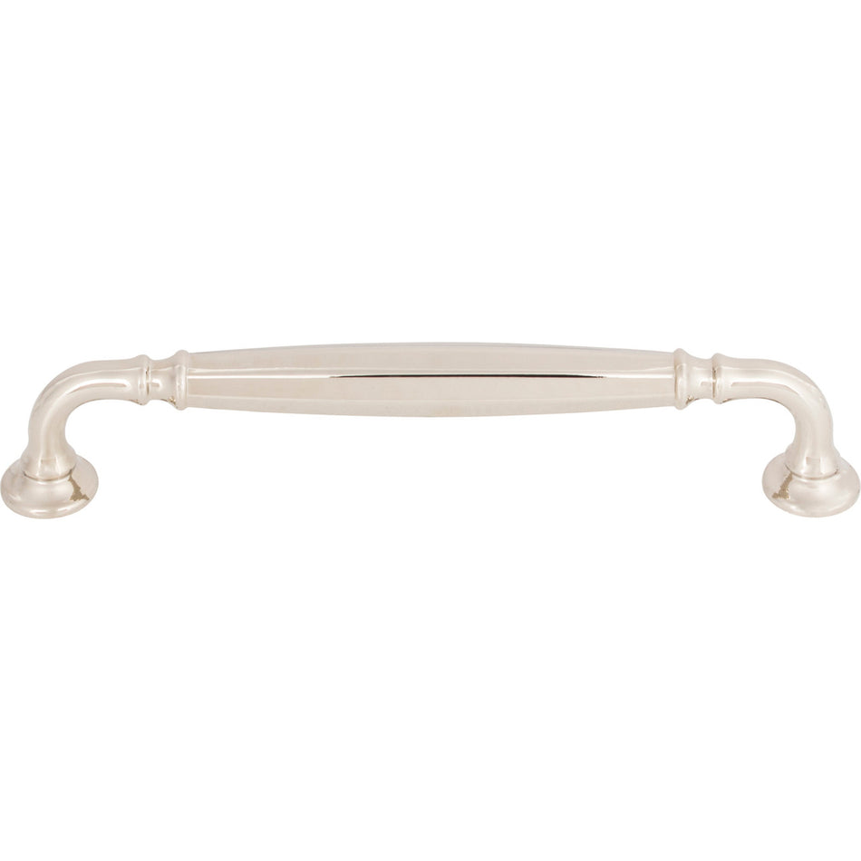 Top Knobs TK1053PN: 6-5/16" cc Barrow D-Handle Cabinet Pull - Polished Nickel