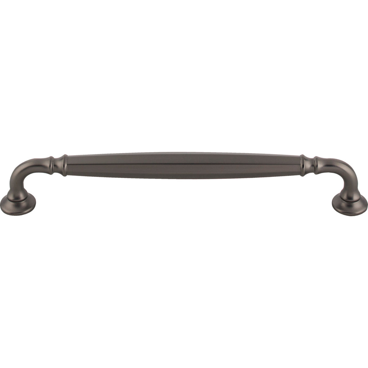 Top Knobs TK1054AG: 7-9/16" cc Barrow D-Handle Cabinet Pull - Ash Gray