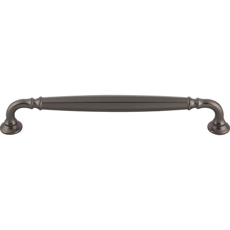 Top Knobs TK1054AG: 7-9/16" cc Barrow D-Handle Cabinet Pull - Ash Gray