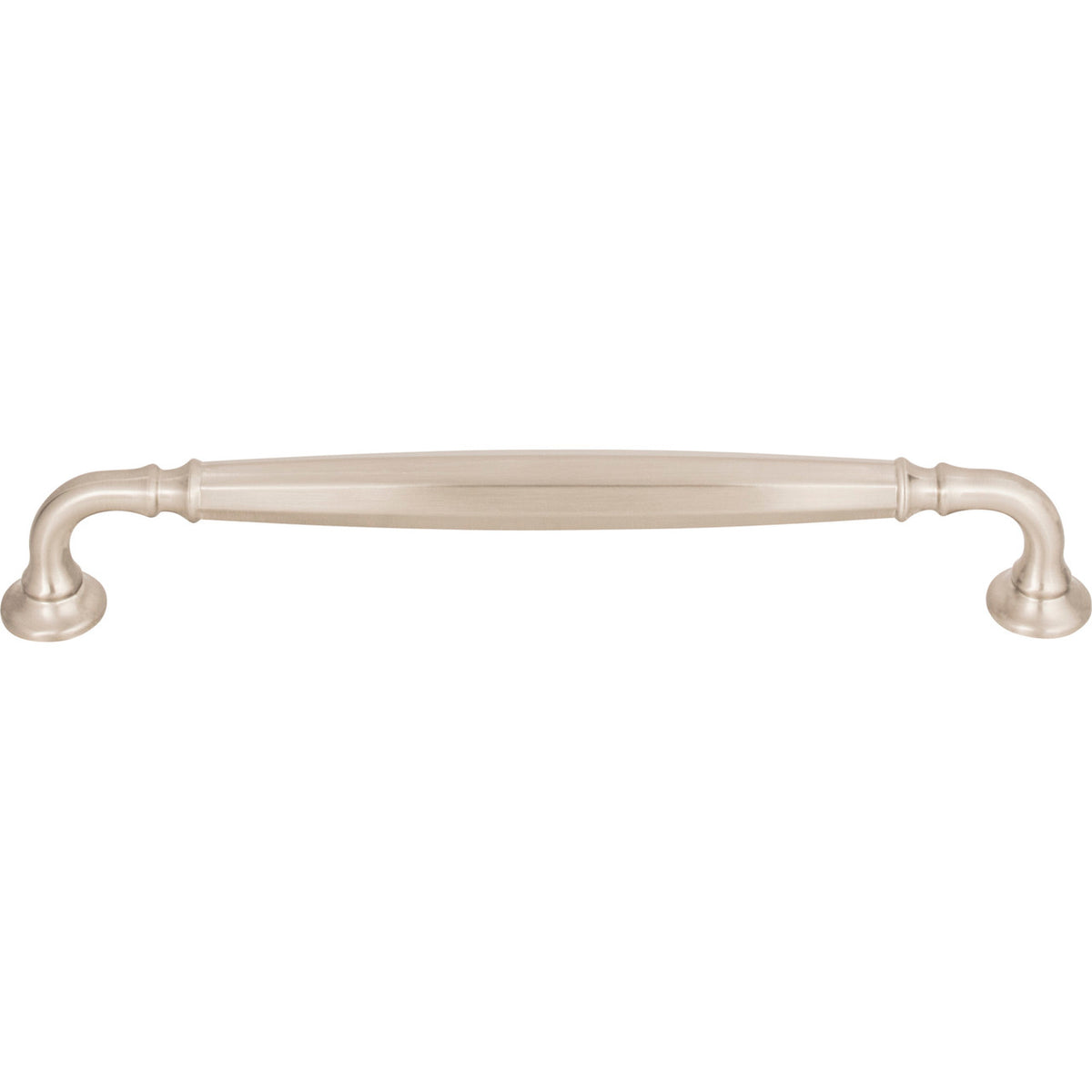 Top Knobs TK1054BSN: 7-9/16" cc Barrow D-Handle Cabinet Pull - Brushed Satin Nickel