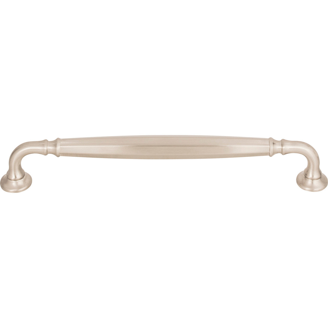 Top Knobs TK1054BSN: 7-9/16" cc Barrow D-Handle Cabinet Pull - Brushed Satin Nickel
