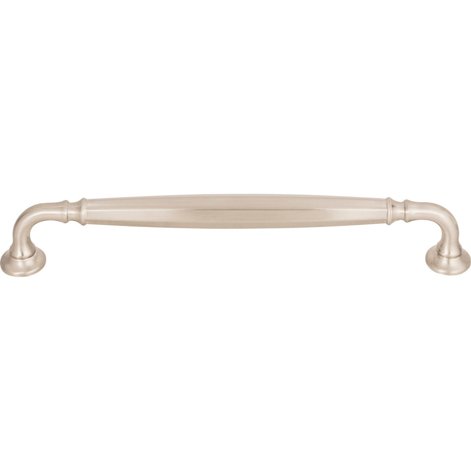 Top Knobs TK1054BSN: 7-9/16" cc Barrow D-Handle Cabinet Pull - Brushed Satin Nickel